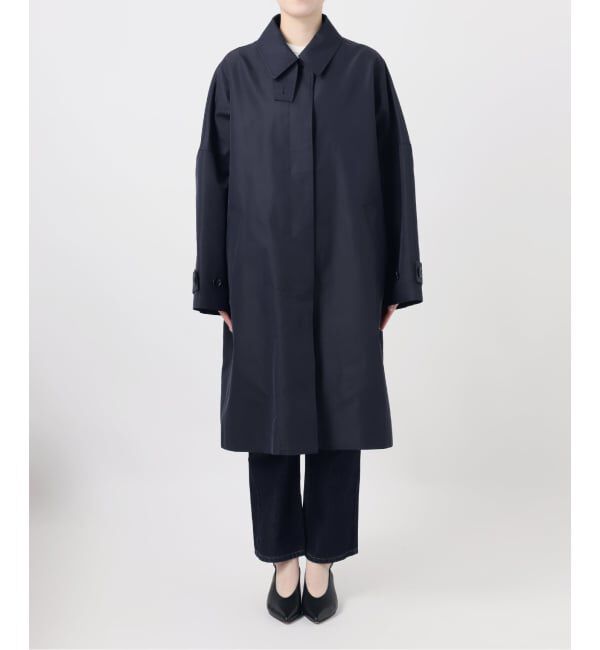 SLOBE IENA「《ネイビーのみWEB限定》ドルマンスリーブコート」|ステンカラーコート|