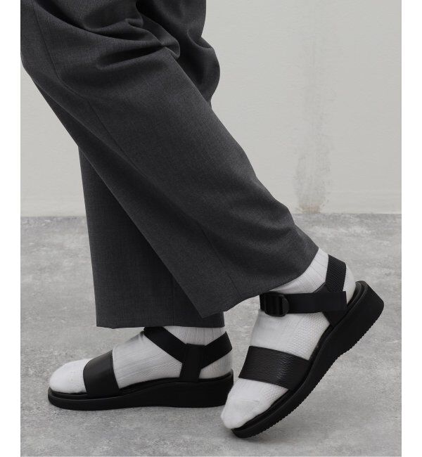 EDIFICE「FOOT WORKS (フットワークス) グレインレザーサンダル F01-0003」|サンダル|