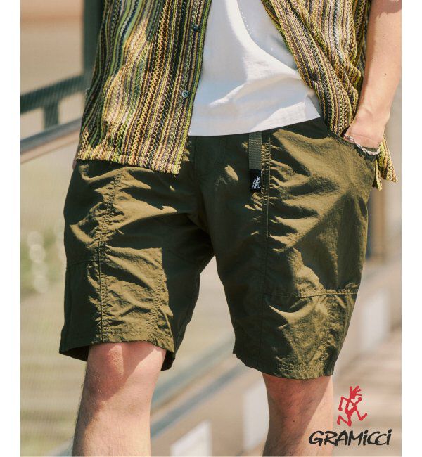 417 EDIFICE「GRAMICCI グラミチ 417別注 ナイロンギアショーツ GMP5-S2038」|その他|カーキ