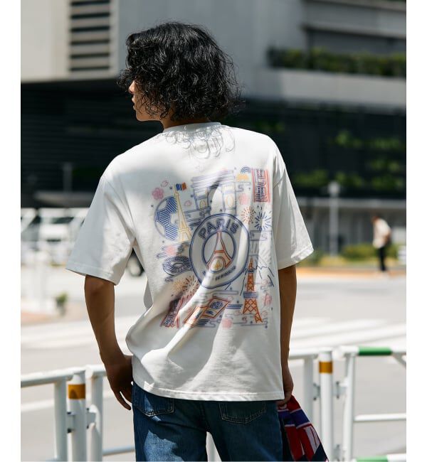 Paris Saint-Germain「【Paris Saint-Germain / パリ・サン＝ジェルマン】 JP NEON SHORT SLEEVE」|Tシャツ・カットソー|ホワイト