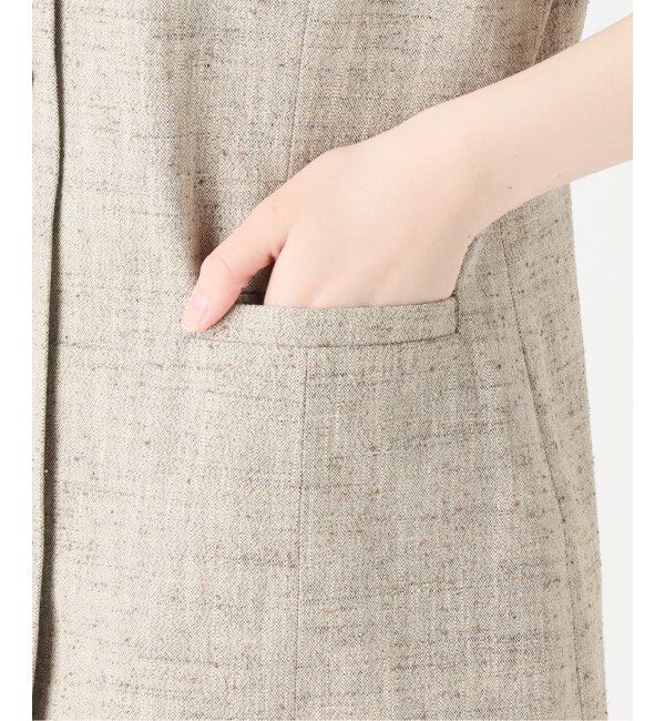 JOURNAL STANDARD「シルクネップツイードミドルベスト」|ダウンベスト・ベスト|