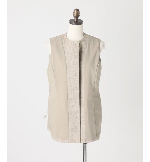 JOURNAL STANDARD「シルクネップツイードミドルベスト」|ダウンベスト・ベスト|