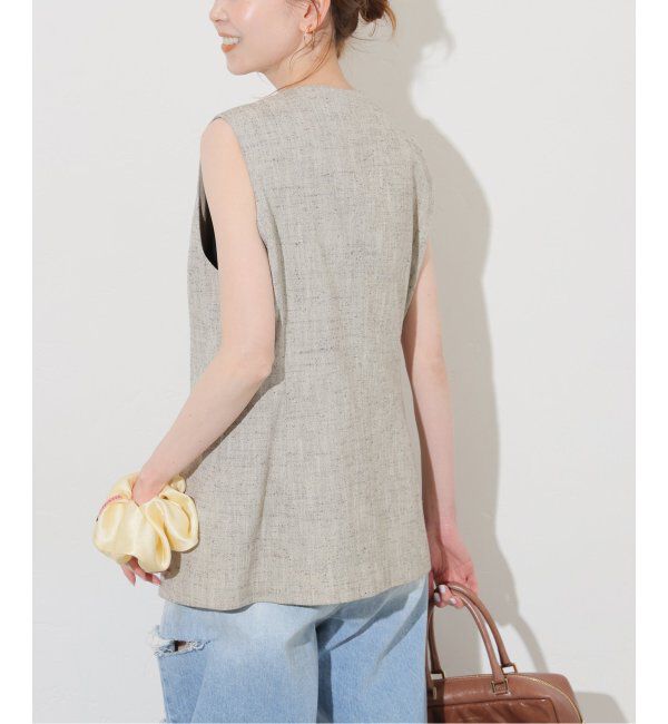 JOURNAL STANDARD「シルクネップツイードミドルベスト」|ダウンベスト・ベスト|