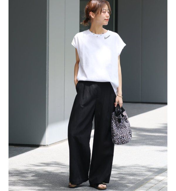 JOURNAL STANDARD relume「《追加》刺繍ロゴフレンチTEE」|Tシャツ・カットソー|