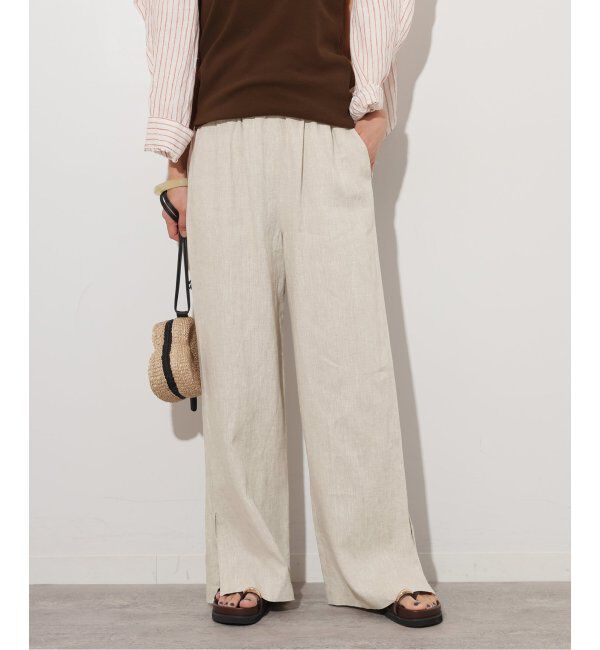 JOURNAL STANDARD relume「《追加2》麻スリットイージーパンツ」|その他|