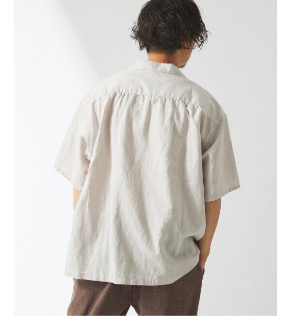 JOURNAL STANDARD relume「ヨーロピアンフラックス ガーメントダイ オープンカラーシャツ」|シャツ・ブラウス|