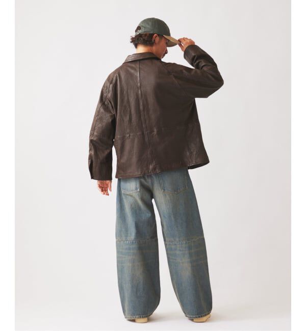 JOURNAL STANDARD relume「ゴートレザー カバーオール」|ライダースジャケット|