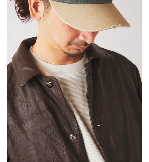 JOURNAL STANDARD relume「ゴートレザー カバーオール」|ライダースジャケット|