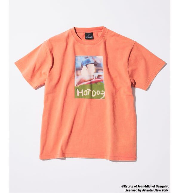 JOURNAL STANDARD「Jean-Michel Basquiat / ジャン＝ミシェル・バスキア プリントTシャツ」|Tシャツ・カットソー|ピンク A