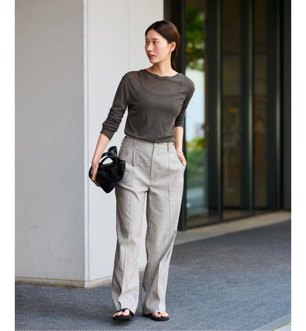 FRAMeWORK「≪追加≫HTシアーロングTee5」|Tシャツ・カットソー|