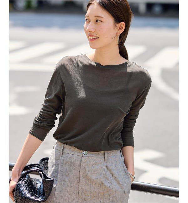 FRAMeWORK「≪追加≫HTシアーロングTee5」|Tシャツ・カットソー|