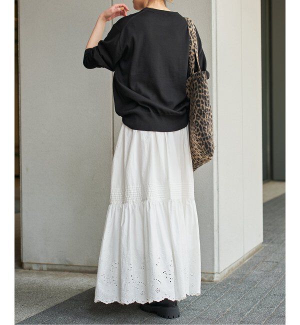 Spick and Span「《手洗い可 / 追加》18G クルーネックプルオーバー」|ニット・セーター|