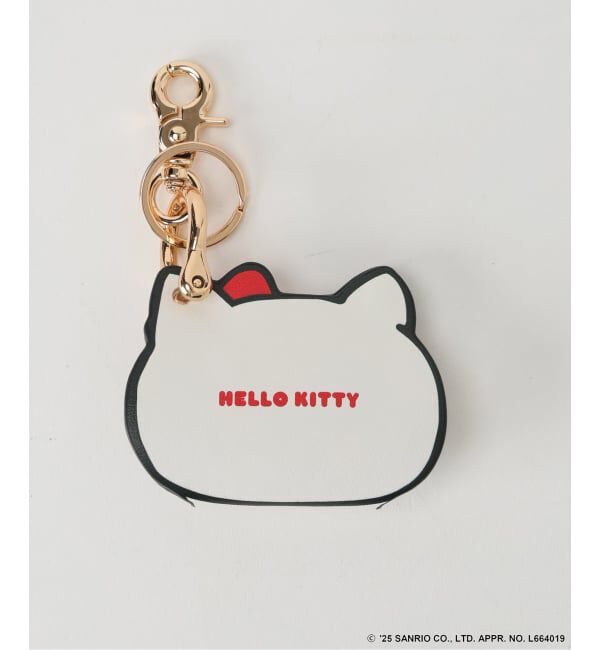 Spick and Span「《追加》HELLO KITTY S&S HASHIBAMI FACE レザーチャーム2」|キーケース|