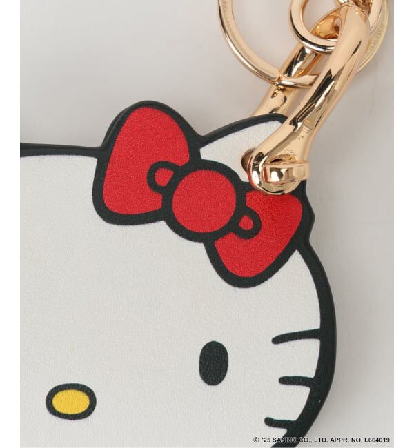 Spick and Span「《追加》HELLO KITTY S&S HASHIBAMI FACE レザーチャーム2」|キーケース|