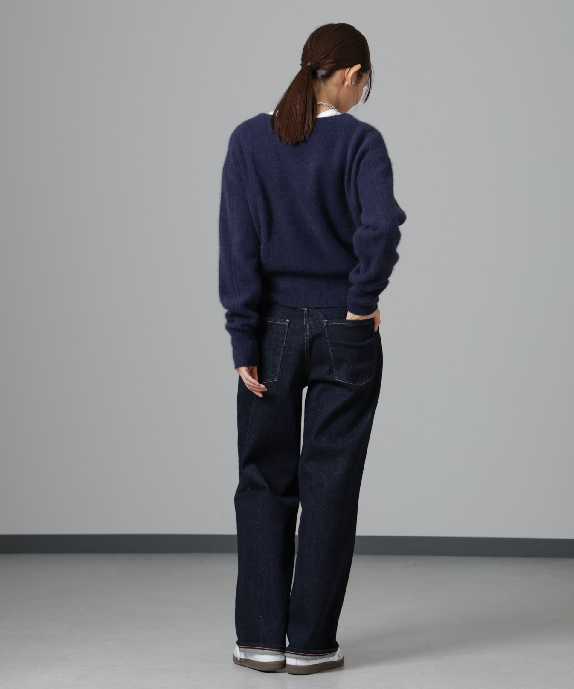 nano･universe「ウォッシャブルフォックスVネックプルオーバー」|ニット・セーター|