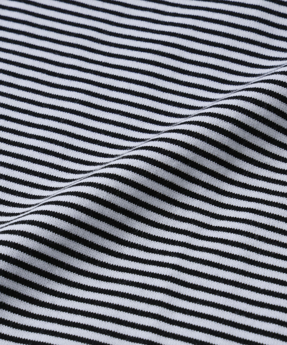 nano･universe「Anti Soaked(R)  汗染み防止 ボーダーミドルシルエットTシャツ」|Tシャツ・カットソー|