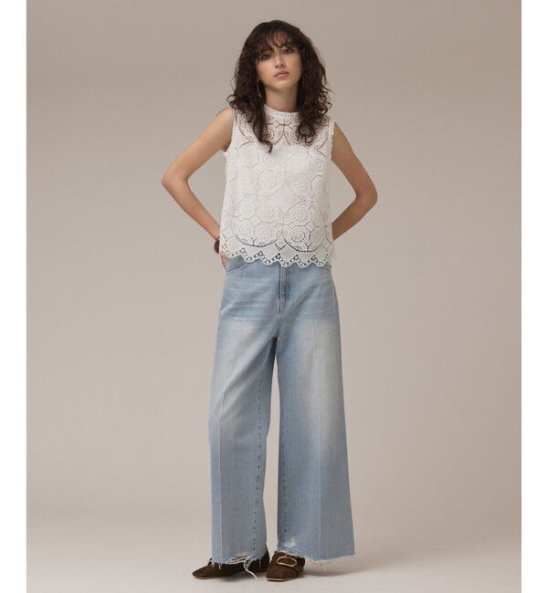 Diagram「サークルレースノースリーブトップ」|その他|ホワイト