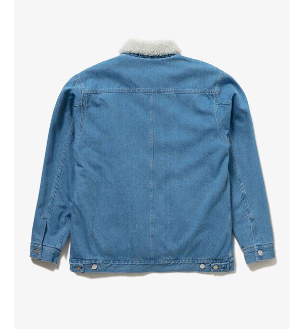 LACOSTE「ボアライニングデニムジャケット」|ブルゾン・スタジャン|