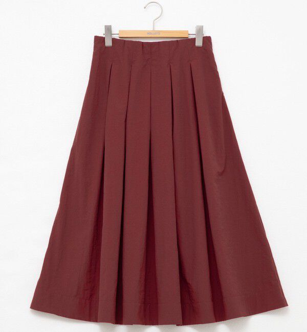 NOLLEY'S「ウォッシャブルバルキータフタタックスカート」|フレア|