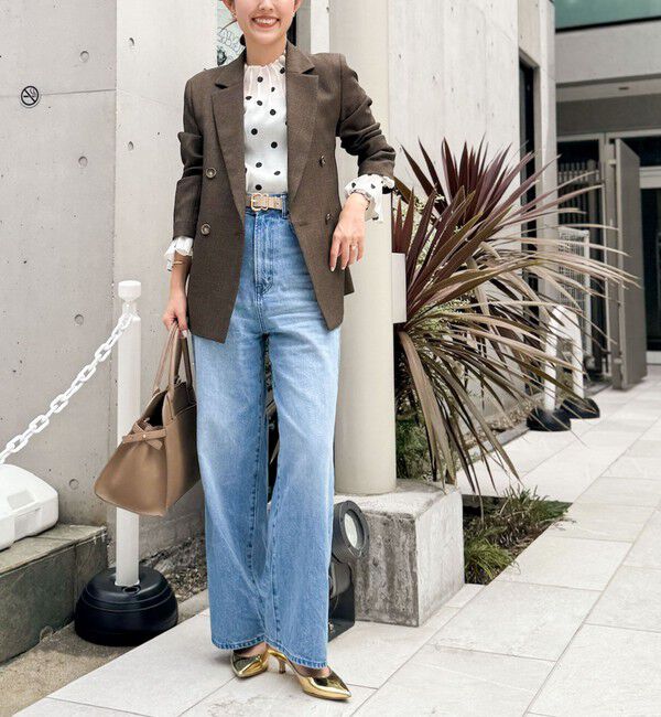 NOLLEY'S「ウォッシャブルピンタックドットプリントブラウス」|シャツ・ブラウス|