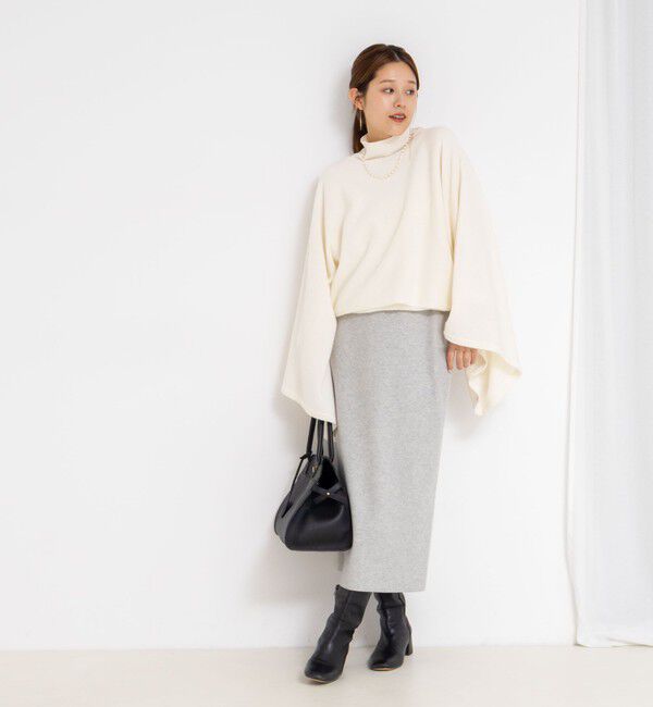 NOLLEY'S「【一部WEB限定カラー＆サイズ】ウォッシャブルＷジャージタイトスカート」|タイト|