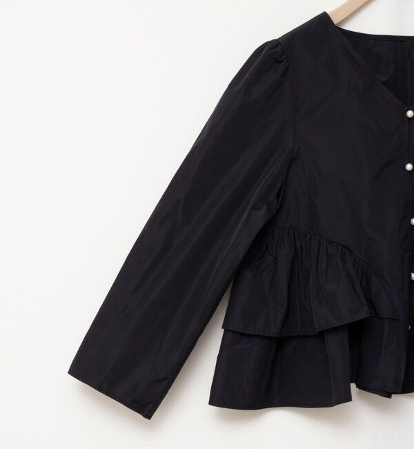 NOLLEY'S sophi「ウォッシャブルマイクロタフタティアードブラウス」|シャツ・ブラウス|