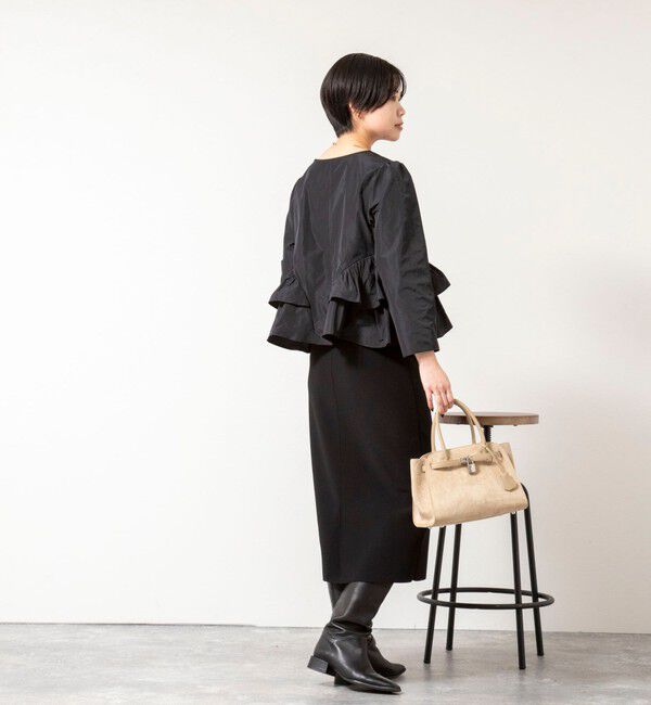 NOLLEY'S sophi「ウォッシャブルマイクロタフタティアードブラウス」|シャツ・ブラウス|