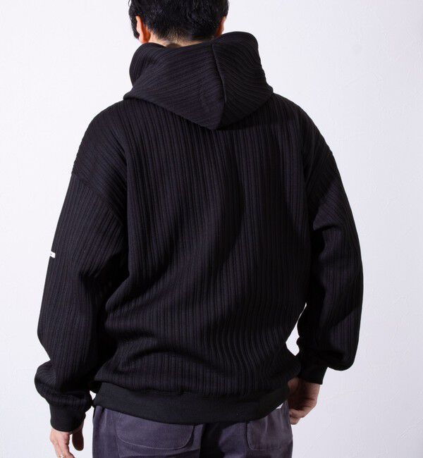 GLOSTER「【GLOSTER/グロスター】ストライプ キルティング  プルオーバーパーカー フーディ 」|パーカー|