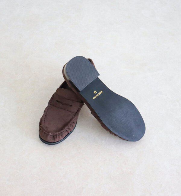 fredy emue「ポリスエードギャザーローファー」|その他|