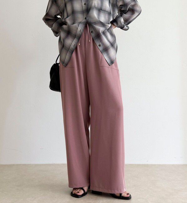 fredy emue「ツイルサテンイージーパンツ」|チノ|