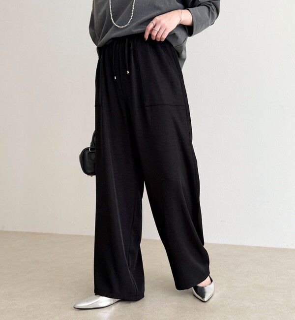 fredy emue「ツイルサテンイージーパンツ」|チノ|