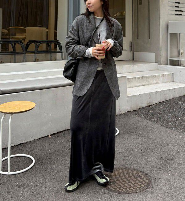 fredy emue「ベロアタイトスカート」|スカート|