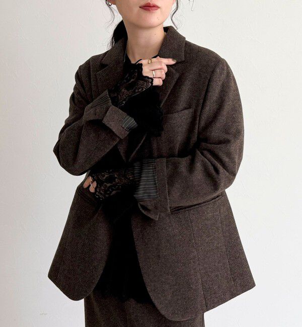 fredy emue「レースドッキングロンTシャツ」|Tシャツ・カットソー|