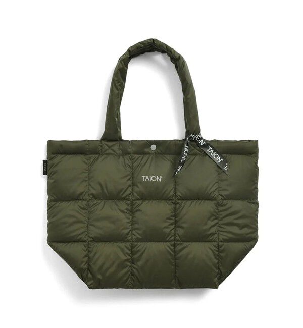GLOSTER「【TAION/タイオン】ベーシック ランチ ダウントートバッグM」|トートバッグ|ダークオリーブ