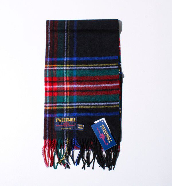 GLOSTER「【TWEED MILL/ツイードミル】ウールチェックストール25」|マフラー|