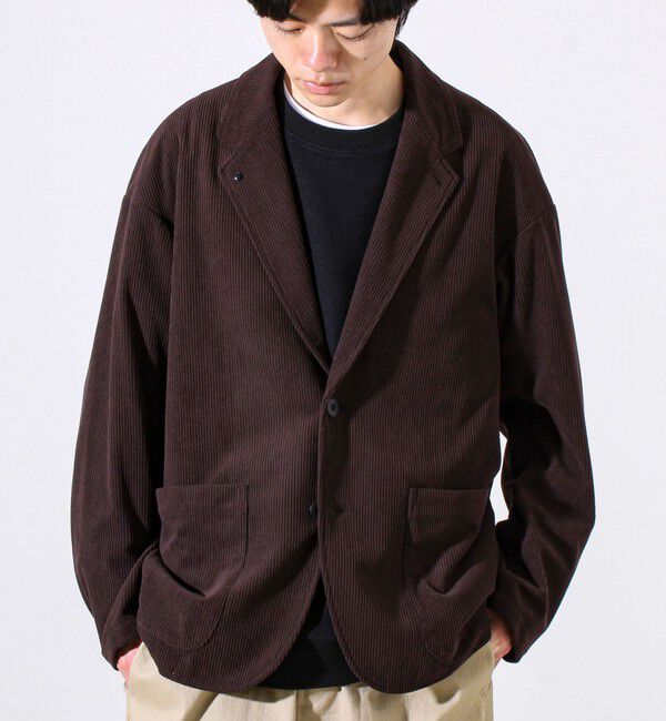 GLOSTER「【セットアップ対応可能】コーデュロイ オールマイティジャケット」|テーラードジャケット|ブラウン