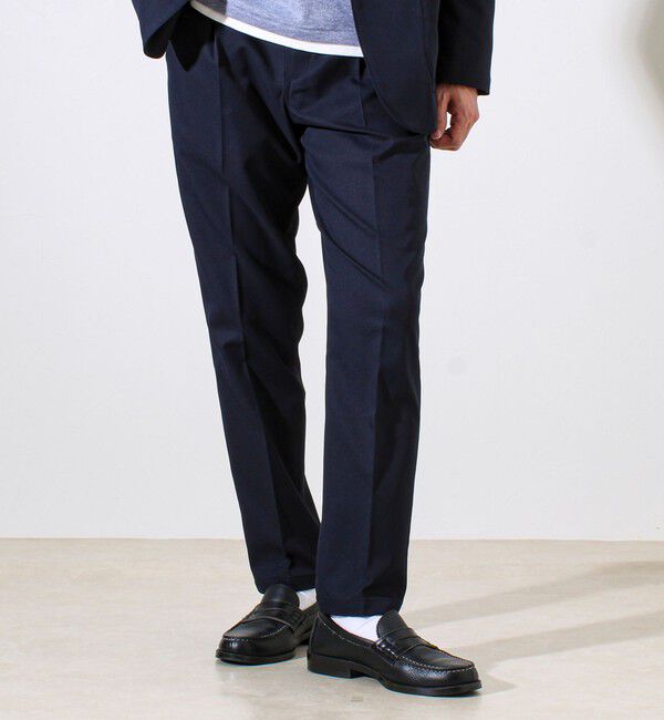 GLOSTER「【SOLOTEX＋HEAT ENERGY】【セットアップ対応】イージーパンツ」|チノ|ダークネイビー