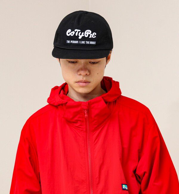 GLOSTER「CUTIE PIE CAP ロゴ刺繍キャップ」|キャップ・キャスケット|ブラック