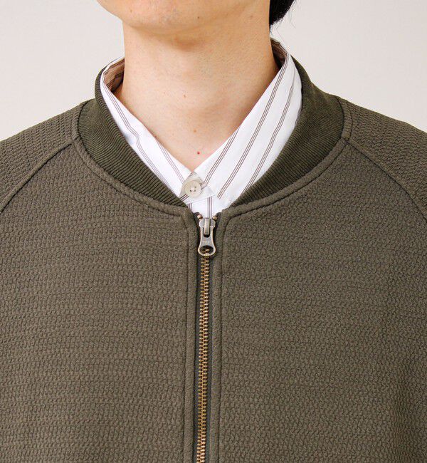 GLOSTER「【きれいめに使える】フクレジャガード MA1カーデ」|カーディガン|