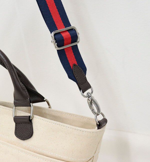 fredy emue「FRレザーハンドルキャンバストートバッグ」|ショルダー・メッセンジャー|