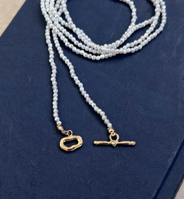 fredy emue「小粒ビーズマンテルマルチネックレス」|ネックレス|