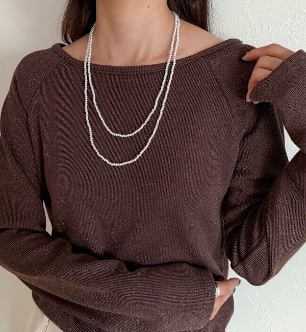 fredy emue「小粒ビーズマンテルマルチネックレス」|ネックレス|