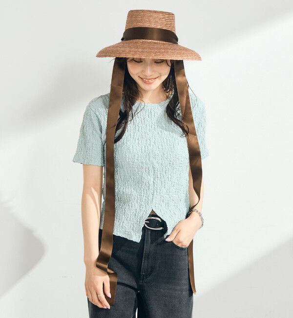 fredy emue「ぽこぽこ2WAYスリットプルオーバー」|Tシャツ・カットソー|