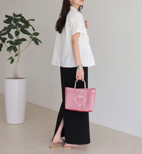 fredy emue「シャーリング半袖シャツ」|シャツ・ブラウス|