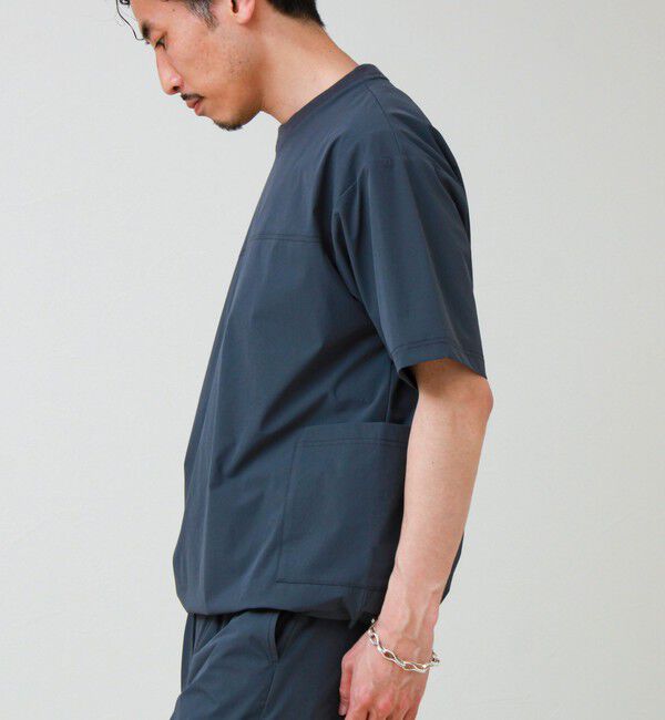 GLOSTER「【接触冷感/セットアップ着用可能】SoftCool サイドポケットTシャツ」|Tシャツ・カットソー|
