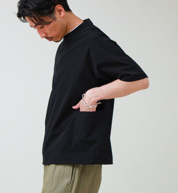 GLOSTER「【接触冷感/セットアップ着用可能】SoftCool サイドポケットTシャツ」|Tシャツ・カットソー|