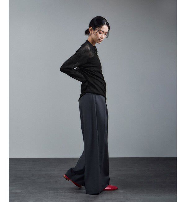 SALON adam et rope'「リブニット2WAYタートルネックプルオーバー」|ニット・セーター|