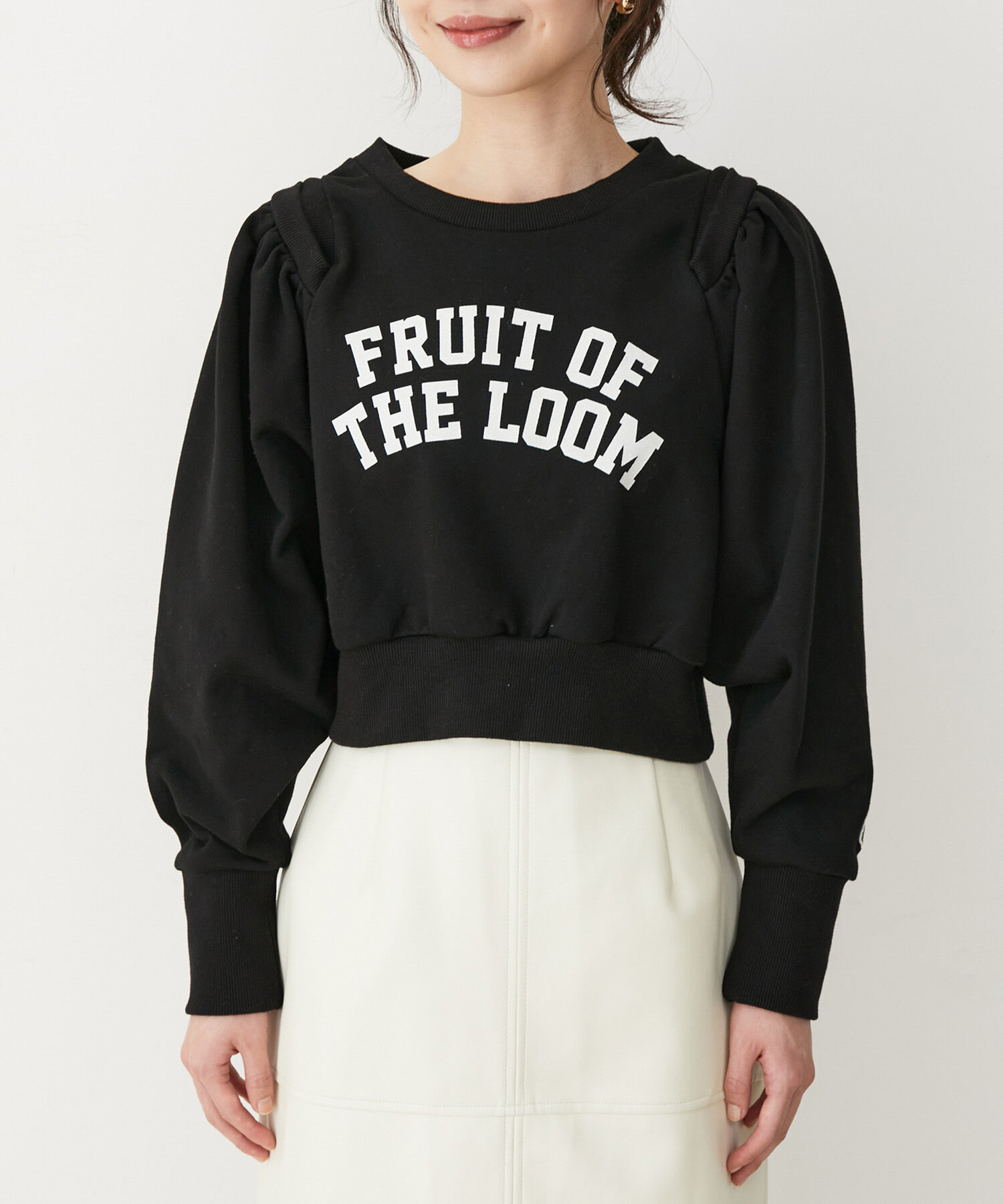 VIS「【FRUIT OF THE LOOM別注】オープンショルダースウェット」|スウェット・ジャージ|