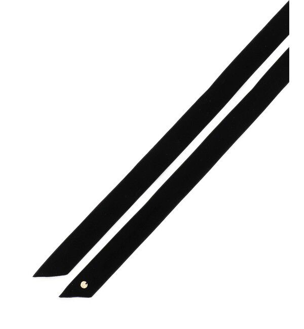 VIS「ベロアリボンガラスパールネックレス」|ネックレス|