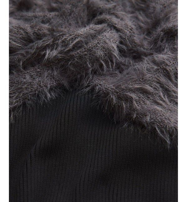 VIS「ねじりショートトップス付きロングニットワンピース/イージーケア」|ワンピース|